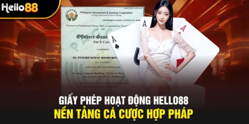 Giấy phép kinh doanh giúp nhà cái tự tin hoạt động